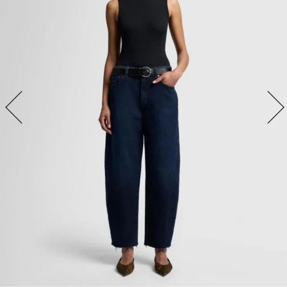 NWT 7FAM Jayne Tapered Dark Wash Jeans size 29 - Picture 1 of 8